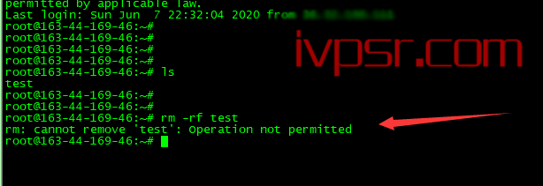 在linux下解决rm: cannot remove : Operation not permitted 无法删除文件 IT技术杂记 第1张