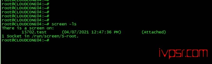 linux系统VPS服务器下独立进程会话screen命令简便用法 IT技术杂记 第2张