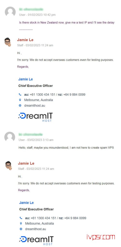 DreamIT Host不接受中国客户的订单 主机说 第2张