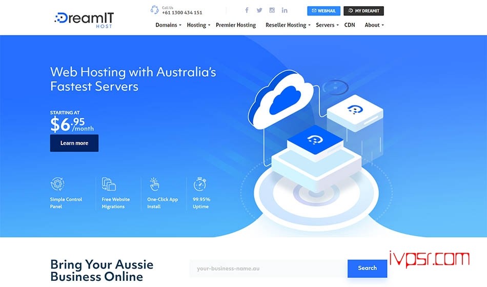 DreamIT Host：全场5折，新西兰/澳大利亚VPS，1核2G内存/50G SSD硬盘/1T流量 带DDOS防御 优惠码 第1张