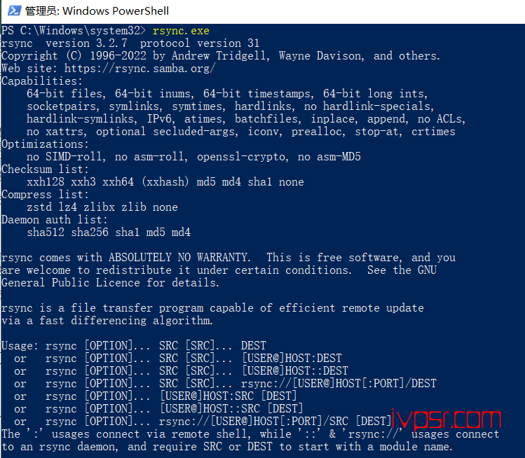 Windows10安装rsync命令一键脚本 IT技术杂记 第2张