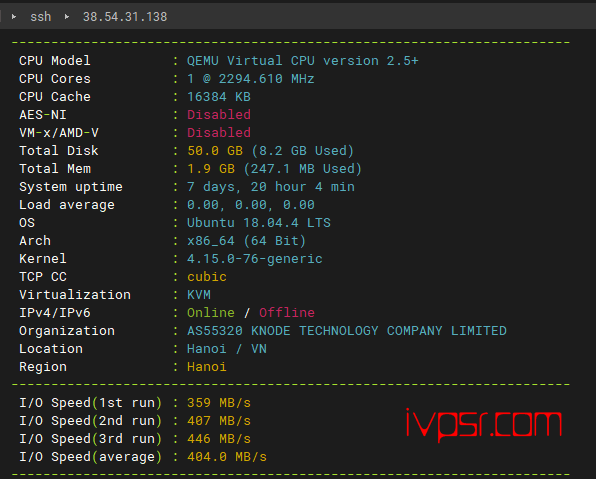 lightnode怎么样？简单测评lightnode的越南vps，分享数据，方便参考 VPS测评 第2张