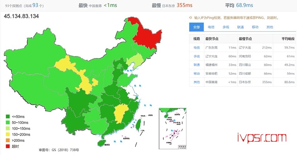 locvps全球云：香港VPS深度测评[2023]，Cn2+BGP线路，不限流量，测评数据分享 VPS测评 第11张
