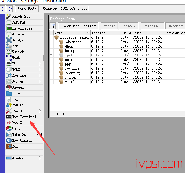 RouterOS无法更新升级报错error connection tied out解决方法 IT技术杂记 第2张